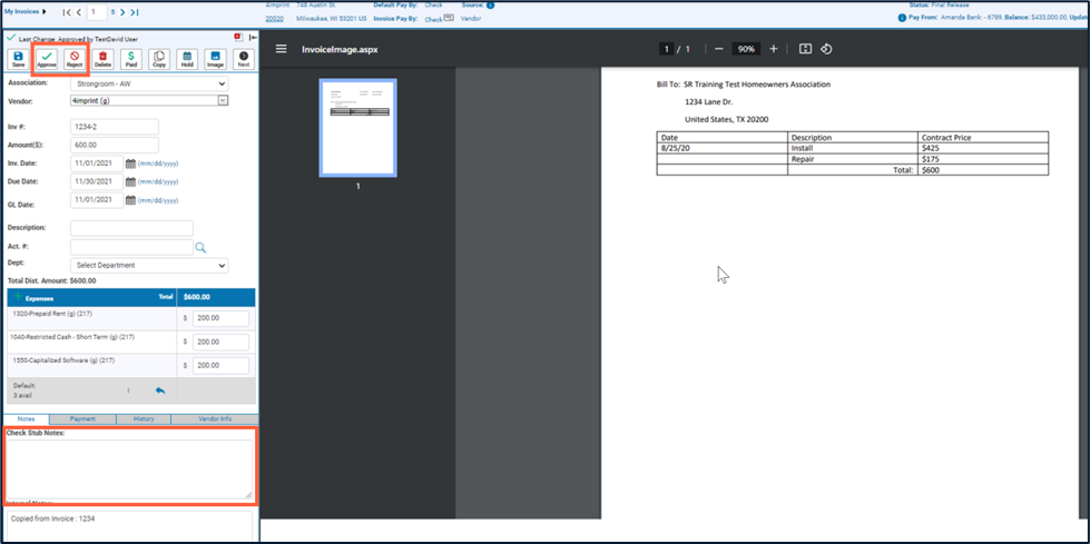 AvidStrongroom: Invoice Management for Board Members