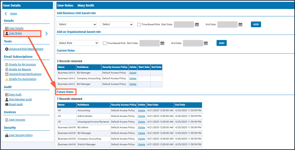 AvidStrongroom: Adding Users and Roles
