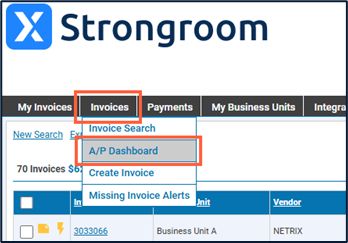 AvidStrongroom: Credit Memo Functionality