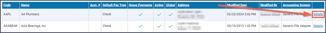 AvidStrongroom: Changing Default Payment Type