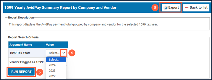 AvidStrongroom Annual Detail Reporting