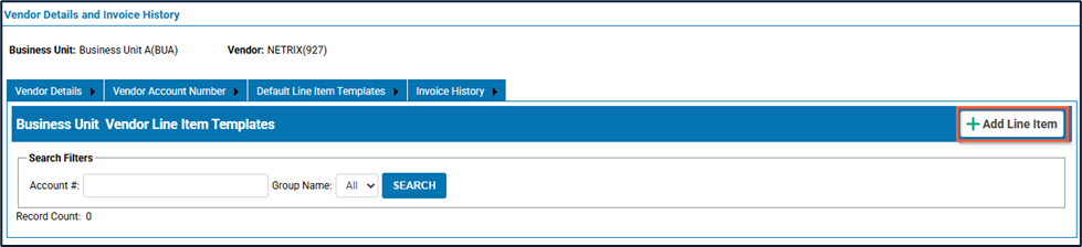 AvidStrongroom: Line Item Template Functionality