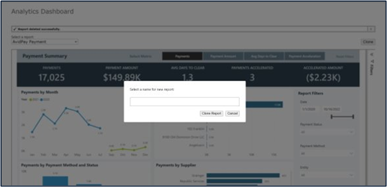 AvidAnalytics: Creating Custom Report Dashboards