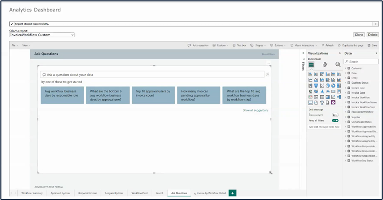 AvidAnalytics: Creating Custom Report Dashboards