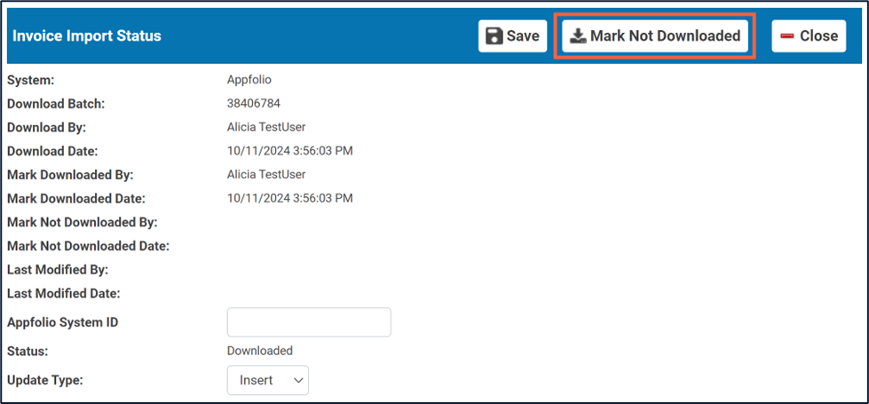 AvidStrongroom: Managing Import Status