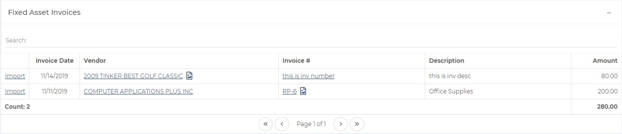 AvidAscend: Fixed Assets - Importing a Fixed Asset