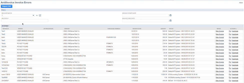 Avid For NetSuite Classic: Creating Bills from AvidInvoice