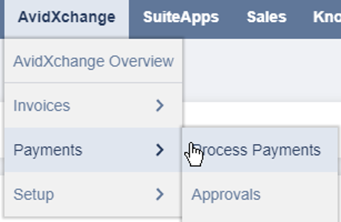 Avid For NetSuite Classic: AvidPay Network Payments