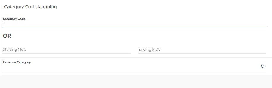 AvidAscend: Expense Reimbursement - Category Code Mappings