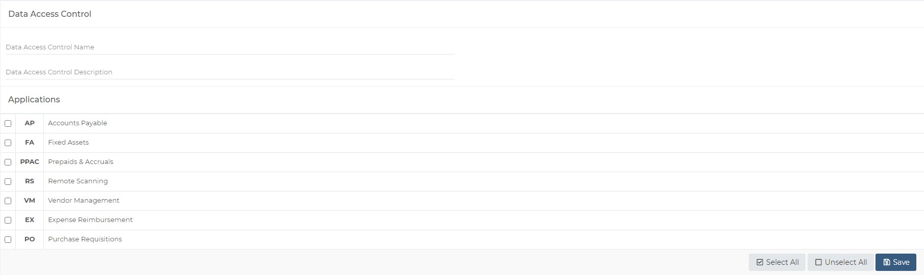 AvidAscend: Administration - Data Access Control